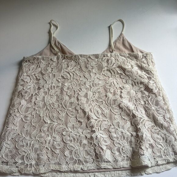 Socialite Set Of 2 Tank Top Camisole Black / Beige All-Lace V-Neck Size Medium - Picture 6 of 13
